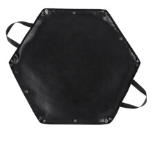 Camping Fire Pit Mat Hexagonal Fireproof Temperature Resistant Flame Retardant Pad Outdoor Picnic BBQ Stove Mat (L)