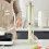 Rotatable Plastic Spoon and Spatula Holder with 360-bamboogreen 3