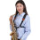 Saxophone Strap Leather Lifting Straps Padded Canvas Black 3