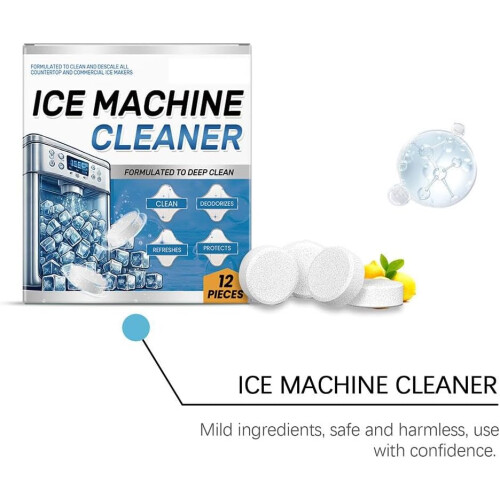Ice Machine Cleaner Tablets, FastDissolving Deodorizer for All Ice Machines 2
