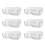 Wall Mounted Glasses Storage Box Easy Installation-Clear 1