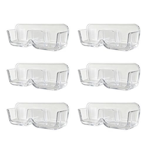 Wall Mounted Glasses Storage Box Easy Installation-Clear