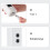 LEDs Illuminated Pet Nail Clippers and Grinders Ergonomic-White 5