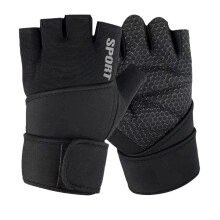 Flexible halffinger gloves, boxing training gloves, outdoor sports, mittens for women and men, 2 pieces