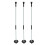 3PCS Golf Flagstick Nylon Fiberglas 2 Abschnitt 1