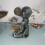 Statues miniatures de singe de jardin, Figurines de méditation 5