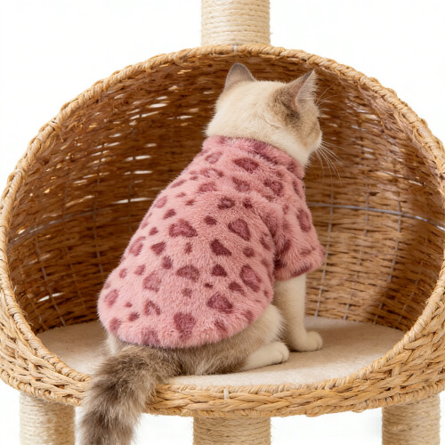 Comfortable Protective Cats Clothing with Fleece Lining for-S. 1