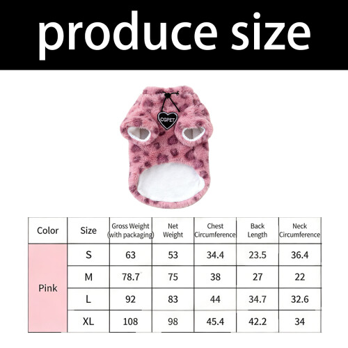 Comfortable Protective Cats Clothing with Fleece Lining for-S. 2