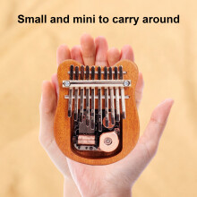Kalimba Mini-Daumenklavier, 10 Tasten, tragbares