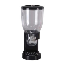 Distributeur de céréales à double chambre-Tasse simple noire