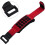Guitar damping straps for 7string instruments control unwanted noise while playing (red). 2