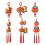 Multi Purpose Cloth Holiday Hanging-Two in a row will br 2