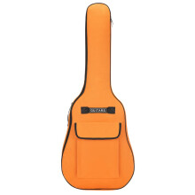 Guitar Bag, 40/41 Inch Acoustic Gig Bag, Backpack, Classic Guitar Case, orange