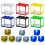 Decorative Stackable Aquarium Safe Use Suitable for Desktop 6-1 2