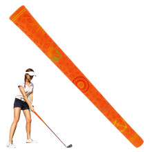 Golf Club Rubber Grip Traction, NonSlip, Comfort Control, Orange