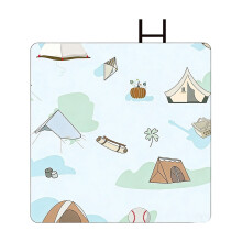 Sturdy Camping Pad with Waterproof Layer-Camping sunny day