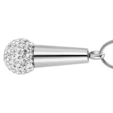 Stainless Steel Cremation Lockets Memorial Necklace for-silver