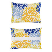 2 Waterproof Cushion For Garden Furniture-Blue Man Yellow