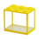 Fashion Small Betta Tanks Stackable Design 6 Holes High-Yellow 1