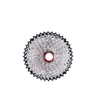 Durable and easytoinstall bicycle parts, 9speed cassette 1140T, freewheel MTB sprocket, mountain bike cassette (9S 1140T Silver).