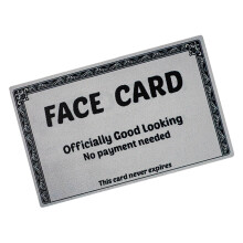 Funny Autism Excuse Card Waterproof PVC Collectible Card For