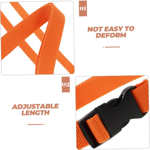 Swimming Trainer Strap Float Belt Plastic Orange 1