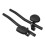 Aerodynamic Clip  Handlebar for Road Bikes, Black Lockable for Bicycle TT 1