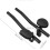 Aerodynamic Clip  Handlebar for Road Bikes, Black Lockable for Bicycle TT 4