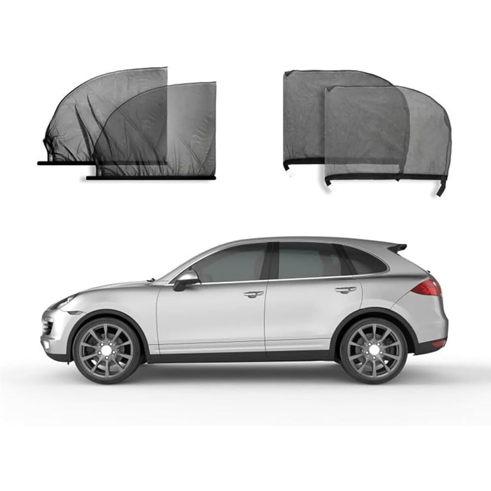 Auto Sunshade For Audi A6l C7 20122018, Side Window Uv Protection Insulated Privacy Protection Accessories, Standard Size Black 9412369651082