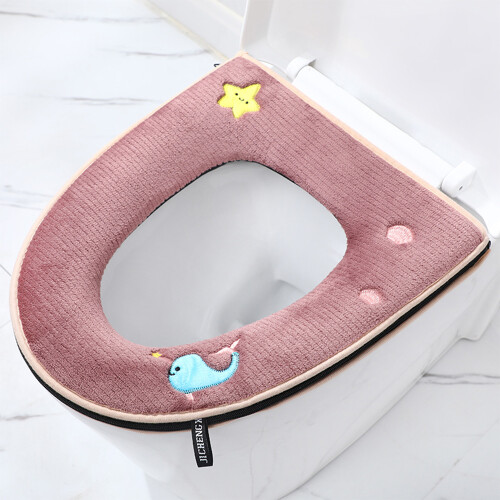 Toilet Comfort Revolution, Κάλυμμα Λεκάνης από Χοντρό & Πλούσιο Υφασμάτινο, με Σχέδιο Σκύλου 2