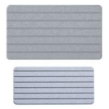 Natural Water Absorbing Stone Diatomite Coasters, Heat-Resistant Non-Slip Plate & Dish Drying Mat with Fast Drying & Thermal Insulation Proper