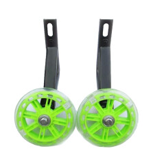 1 Pair Kids Bike Stabilizer Training Wheels Green