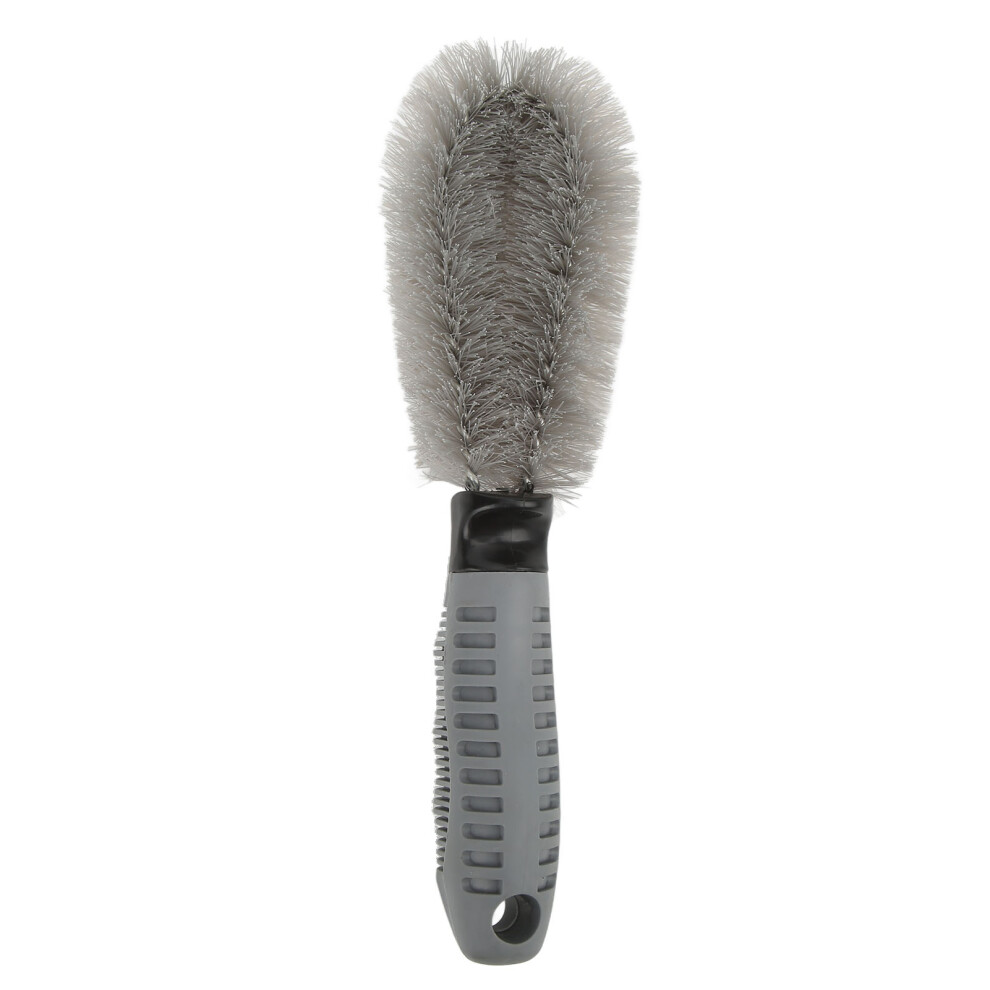 Motorcycle Or Bicycle Tire Brush, Wheel Bristle Rim Tire Detail Brush 4 Precision Cleaning, Flexible Brush Set W/ Scratch Soft Bristles 9139052965775