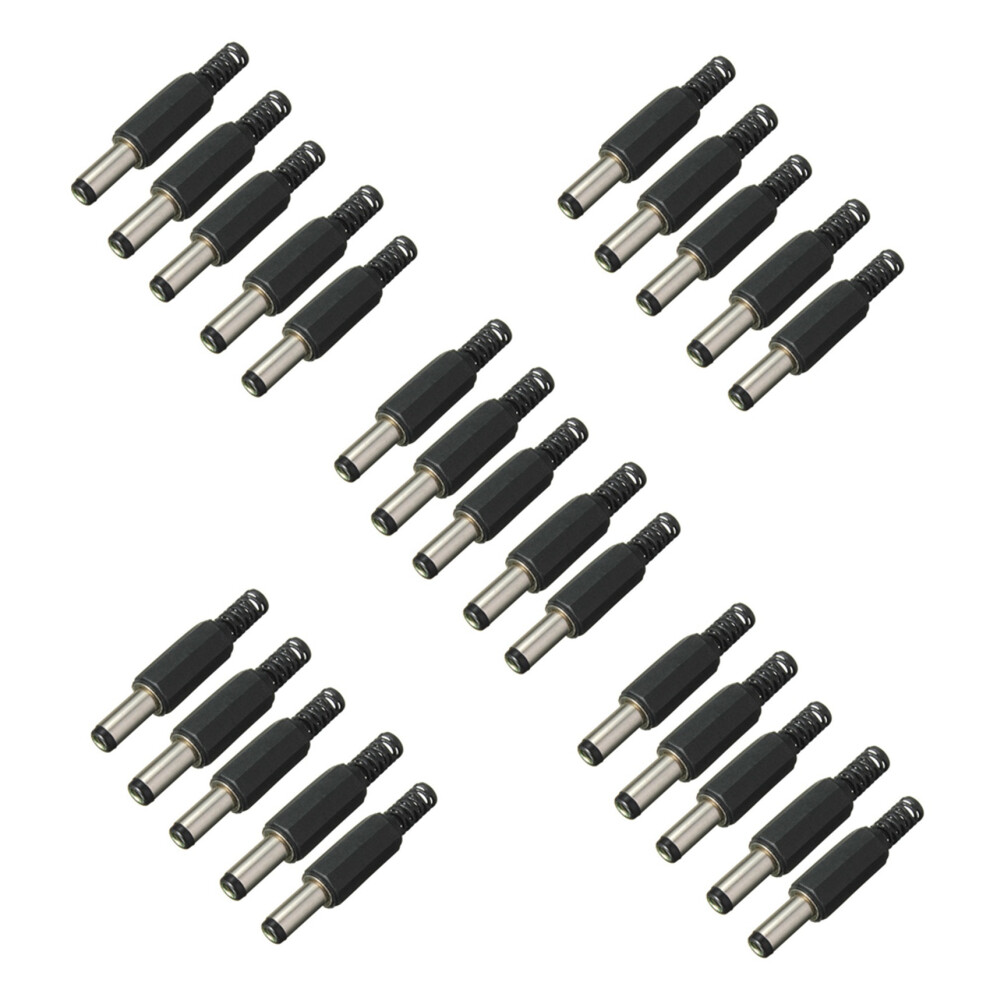 25Pcs 5.5Mm X 2.5Mm Male Jack Dc Power Plug Socket Jack Adapter Adaptor Connector 6034171959939