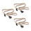 3X ATX PC Computer Motherboard Power Cord 2 Switch on with LED Light On/Off/Reset 1