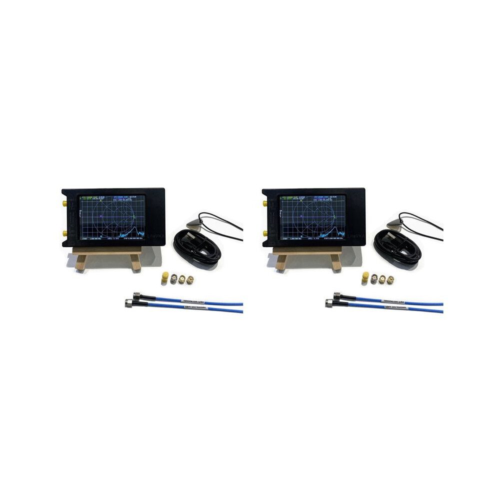 2X Litevna-64 50Khz-6.3Ghz Litevna 4Inch Touch Screen Vector Network Analyzer Hf Uhf Antenna Analyzer Update Of Nanovna 4713635556816
