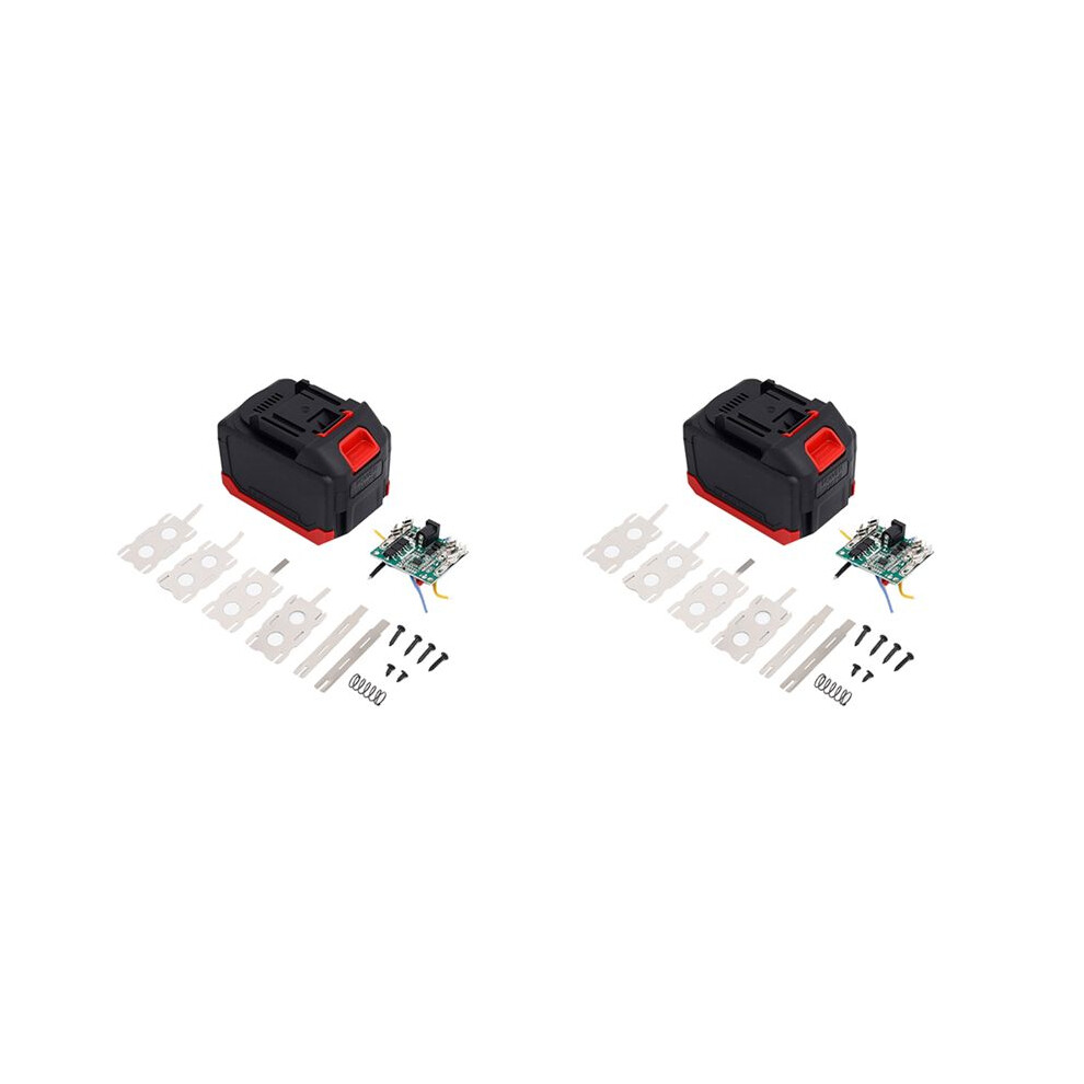 2X Battery Case+Lithium Battery Protective Board For Makita 15-Cell Battery Tool Battery Case Circuit Board Kit 6131627799948