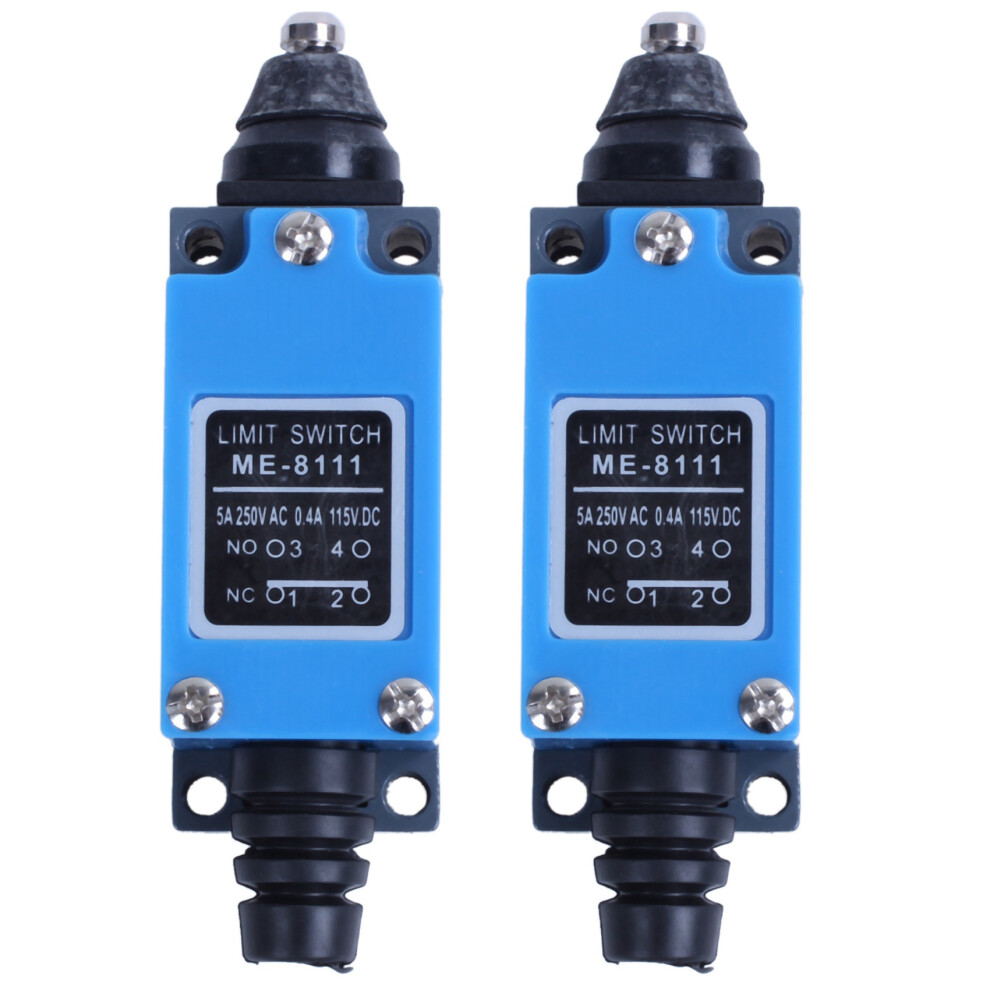 2X Me-8111 Ac250v / 5A Dc115v / 0.4A Dpst Momentary Ac Limit Switch For Cnc Mill 6133752379347