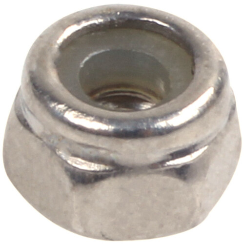 100Pcs M2 Zinc Plated Self-Locking Nylon Insert Hex Lock Nuts 1