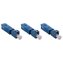 3X Optical Equipment Tool LC Female to SC Male Hybrid Flange Singlemode 9/125 SM Optical Fiber Adapter Connector