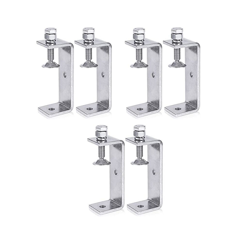 Metal Clamp Heavy Duty Clamp C Clamp Woodworking Clamp With Wide Jaw Openings (100Mm), 6Pcs 4712931659924