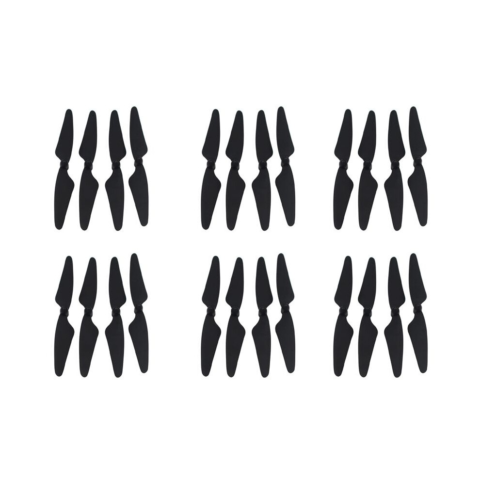 24Pcs For Hubsan H501s X4 Rc Quadcopter Propellers Blades 2Cw/2Ccw, Black 6133381035263