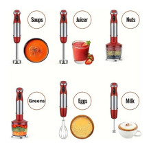 Handheld Kitchen Blender 1000W 5-in-1 Hand Blender 12-Speed Stick Blender for Food, Soups Purees and Cakes UK Plug