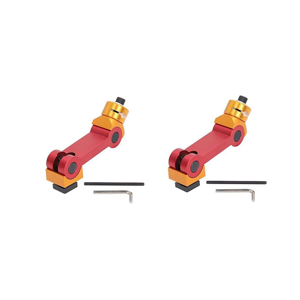 2X Adjustable Milling Vise Stop, Cnc Mill Work Stop Part Locator Milling Machine Positioner, Work Stop Tool Part 4713894168683
