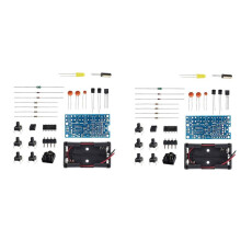 2X RDA5807 DIY Electronic Kits Wireless Stereo FM Radio Receiver Module PCB 76MHz-108MHz DC 1.8V-3.6V