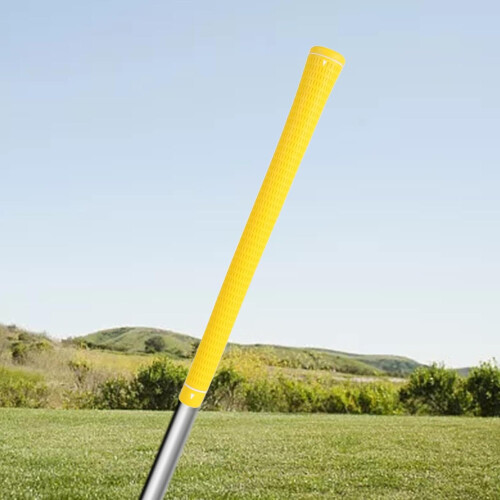 performance golf club grip for  control, yellow 1