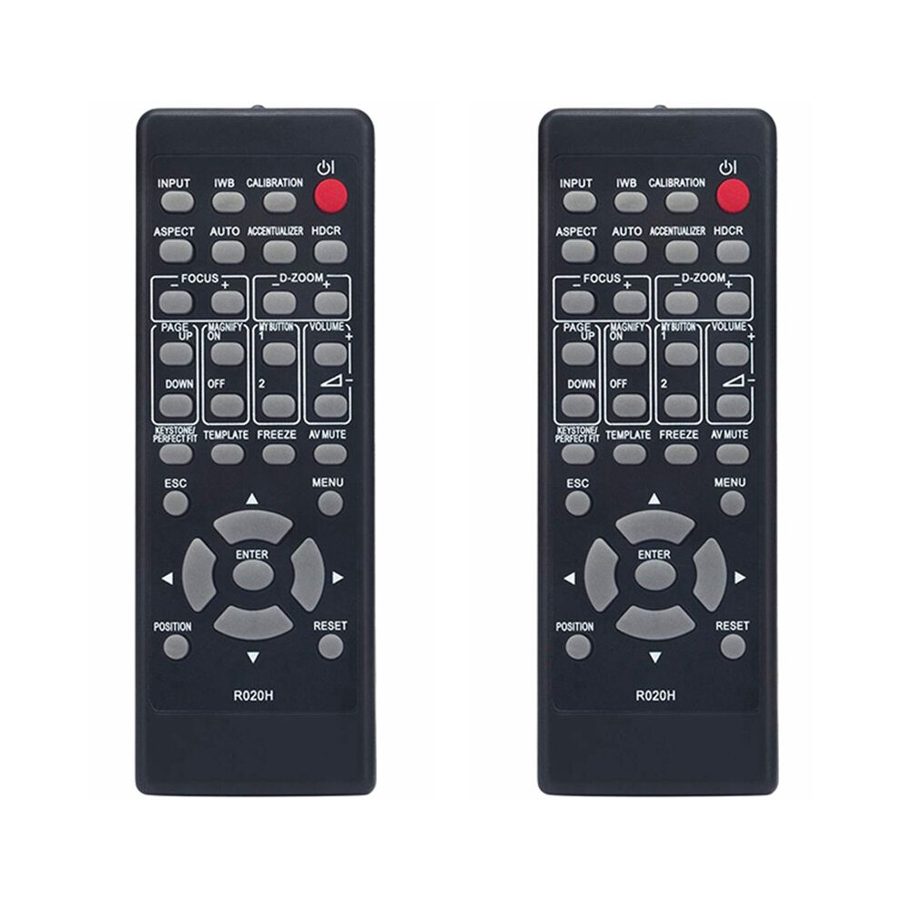 2X Replacement Remote Control R020h For Hitachi Lcd Projector Cp-Ax2503 Cp-Ax3503 Cp-Ax2505 Cp-Ax3505 Cp-Aw3005 4713902991029