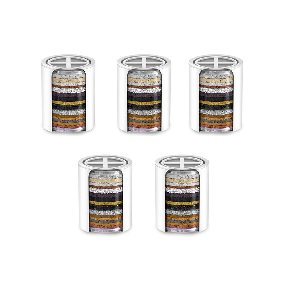 5X 20 Stage Replacement Shower Water Filter Cartridge (No Housing), Compatible With Any Shower Filter Of Similar Design 4714204198208