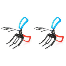2X Fishing Pliers Gripper Metal Fish Control Clamp Claw Tong Grip Tackle Tool Control Forceps for Catch Fish