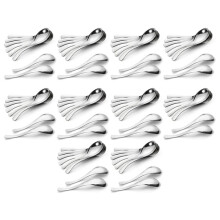 80 Pack Soup Spoons, Stainless Steel Soup Spoons, Thick Heavy-Weight Table Spoons